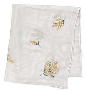Stole Large Size Mimosa Embroidered Stole