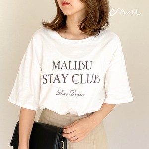 【在庫処分SALE】12035 MALIBU logo soft touch Tsh マリブロゴソフトタッチTシャツ