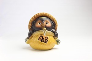 Shigaraki ware Animal Ornament Gamaguchi M Made in Japan