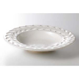 Mino ware Main Dish Bowl White glaze M Made in Japan