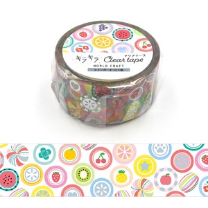 WORLD CRAFT Washi Tape Washi Tape Kira-Kira Clear Tape Candy Sweets