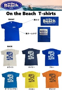 オンザビーチ on the Beach【 Tシャツ / RIDE ON / 全6色 】フルーツオブザルーム  OTB-T18