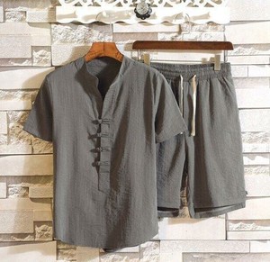 新作 半袖Tシャツ+ショートパンツ 2点セット メンズ  YMA006
