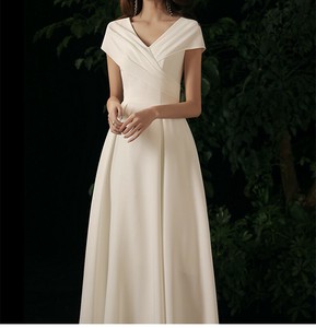 新作 ワンピース   ドレス パーティー 結婚式 ロング ドレス YMA026