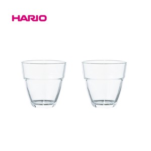 2023年新製品『HARIO』耐熱スタックグラス2個セット HSG-1624（ハリオ）