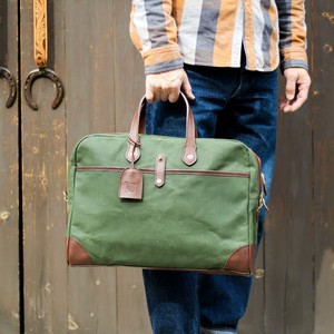 Briefcase canvas 3-colors Made in Japan