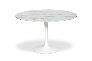 チューリップ　ダイニングテーブル 大理石ホワイト デザイナーズ家具