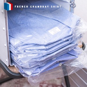 【デッドストック】フランス シャンブレーシャツ ブルー
