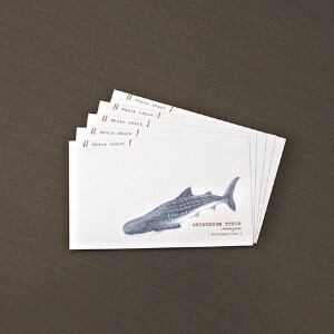 ジンベエザメの名刺メッセージカード