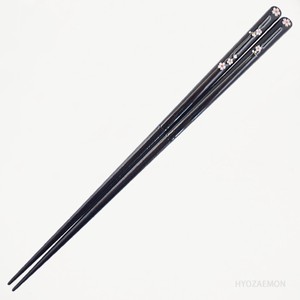 女の子を楽しむお箸　はじまりの予感　黒・大　23.5cm、　赤・中　21.5cm【日本製】