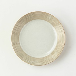 Mino ware Main Plate Takumi-no-waza Natural Made in Japan