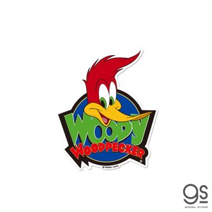 ウッドペッカー ダイカットステッカー WOODY WOODPECKER & FACE ユニバーサル woody Woodpecker WWP-009