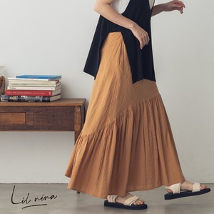 Skirt Made in India Stripe Spring/Summer Gathered Skirt 2023 New