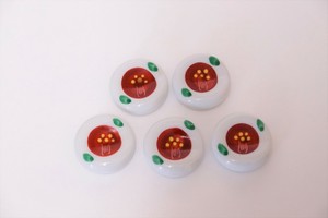 赤椿 箸置揃（ 5個セット ） 波佐見焼 日本製 椿 箸置 箸置き 椿 磁器