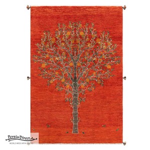 ギャッベ　ペルシャ　イラン　オーガニックウール　絨毯　ラグサイズL (約165×240cm）　G953　154×232cm