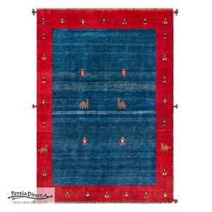 ギャッベ　ペルシャ　イラン　オーガニックウール　絨毯　ラグサイズL (約165×240cm）　G462　161×220cm