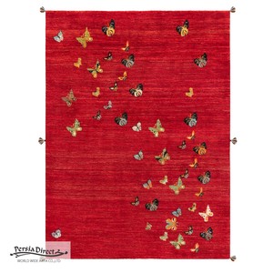 ギャッベ　ペルシャ　イラン　オーガニックウール　絨毯　ラグサイズL (約165×240cm）　G939　180×242cm