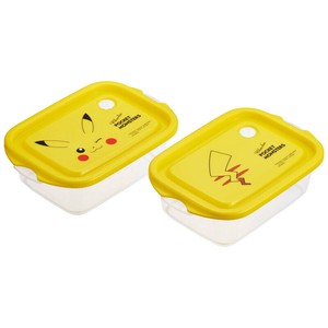 Storage Jar/Bag Pikachu Skater Face M Made in Japan