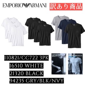 EMPORIO ARMANI(エンポリオアルマーニ) インナー 3枚組クルーネックTシャツ 110821/CC722(訳あり商品)
