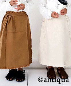 Antiqua Kids' Skirt Fringe Plain Color Bottoms Bird Kids