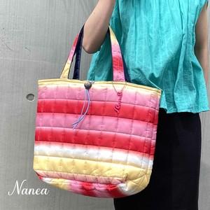 Tote Bag Cotton Batting Quilted Gradation L size