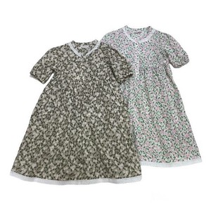 Kids' Casual Dress Floral Pattern One-piece Dress 100 ~ 140cm Made in Japan