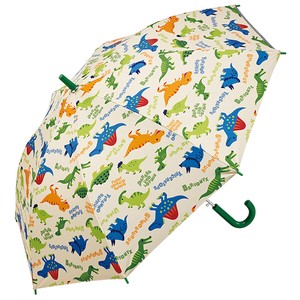 子供用 晴雨兼用ジャンプ傘 55cm 【DINOSAURS PICTURE BOOK】 日傘/雨傘 スケーター