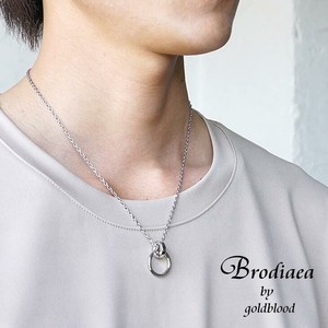 【アクセサリー】ダブルデザインフープネックレス／Brodiaea by goldblood