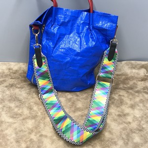 Small Bag/Wallet Colorful Shoulder Strap Check