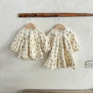 Baby Dress/Romper Floral Pattern Rompers One-piece Dress Kids
