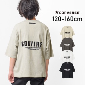 Kids' Short Sleeve T-shirt CONVERSE Big Tee Tops Boy Cut-and-sew