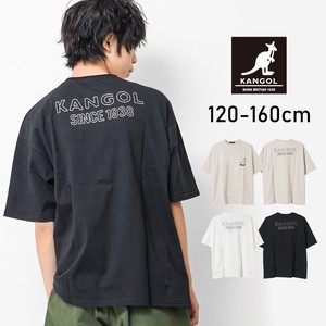 【2023夏】KANGOL 別注刺繍ワークビッグTシャツ トップス カットソー 半袖 ゆったり 子供服 男の子