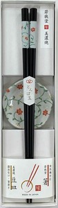 食洗箸・豆皿セット　ツタ　日本製 made in Japan