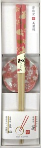Chopsticks Pink Flowers M Made in Japan