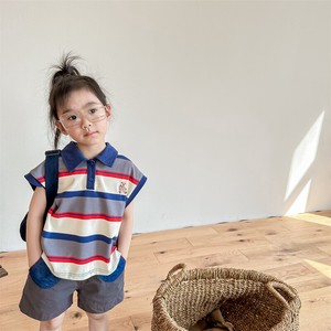 韓国スタイル　ノースリーブ　シャツ ベビー　新生児　キッズ　子供服