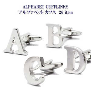 Tie Clip/Cufflink Alphabet