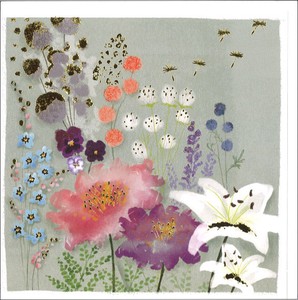 グリーティングカード 誕生日/バースデー「カラフルな花」 メッセージカード 2023新作