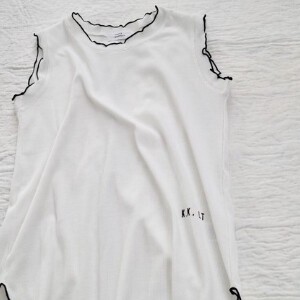 T/Cワッフルメロータンク（waffle rolled edge tank top）2023春夏新作