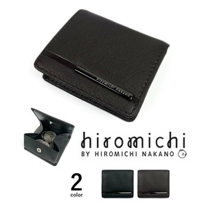 【全2色】 hiromichi nakano ヒロミチ・ナカノ ソフト リアルレザー ボックス型コインケース（6hn754）