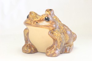 Shigaraki ware Animal Ornament Frog M Made in Japan