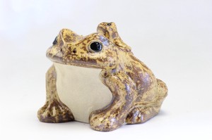 Shigaraki ware Animal Ornament Frog M Made in Japan