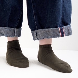 Crew Socks Plain Color Spring/Summer Socks Cotton Unisex Men's Made in Japan Autumn/Winter