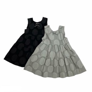 Kids' Casual Dress L size One-piece Dress Polka Dot 80 ~ 140cm Made in Japan
