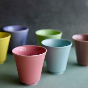 Hasami ware Japanese Teacup Porcelain 13-colors Made in Japan