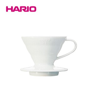 『HARIO』 1〜2杯用　V60透過ドリッパー01セラミックW VDCR-01-W（ハリオ）