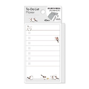 Sticky Notes Striped Tanager To-Do List Marker