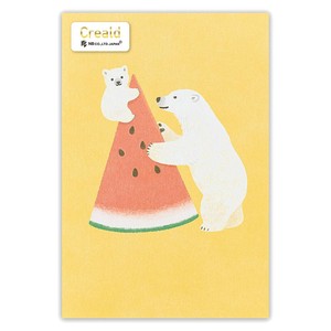 Postcard Polar Bears Made in Japan