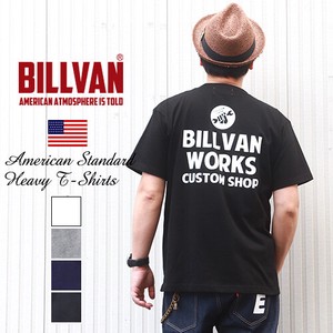 BILLVAN バック アメリカンワークス バックプリントTシャツ 300305hvt