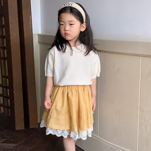 韓国スタイル　ガールズレーススカート　 ベビー　新生児　キッズ　子供服
