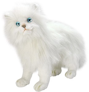【HANSA製品】シロネコ　35　　　CAT　WHITE